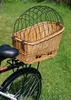 Hundefahrradkorb Weidenkorb mit Gitter Kissen großer Produktbild-Vorschau 5