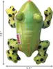 A stuffed frog toy with green and yellow coloring and black spots. Produktbild-Vorschau