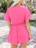 Imily Bela Kurzer Damen-Sommer-Jumpsuit, y, süß, locker Produktbild-Vorschau 4