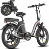 E-Bike 20 Zoll Faltbares Elektrofahrrad Klappfahrrad 20*3.0 Produktbild-Vorschau 2