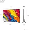 A diagram showing the dimensions of a 65-inch television. Produktbild-Vorschau