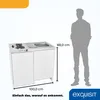 Exquisit Vollraumkühlschrank KS85-VU-090E weiss | 76 l Produktbild-Vorschau 7