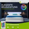 Juskys Polsterbett Sevilla 180 x 200 cm mit Matratze, Produktbild-Vorschau 3