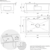 Kuchynský drez ML-Design s vyskakovacím odpadom a Náhľad obrázku produktu 7