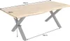 riess-ambiente, Industrial Esstisch WILD 180cm braun Produktbild-Vorschau 2