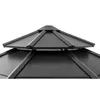 A close-up view of the top section of a dark gray gazebo roof. Náhled obrázku produktu