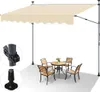 Markiza zaciskowa Izrielar 400 x 150 cm – markiza z korbą Podgląd zdjęcia produktu 8