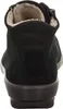 The back view of a black boot with a furry lining. Anteprima dell’immagine prodotto
