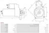 AS-PL S5435S Starter Anlasser 1,2kW für MITSUBISHI COLT VI Produktbild-Vorschau 5