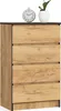 Kommode AKORD K60 Eiche Craft 60 cm 4 Schubladen B60 x H99 Produktbild-Vorschau 1