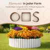 Floranica Beetumrandung Beeteinfassung 10 x 200 cm Weiß Produktbild-Vorschau 4