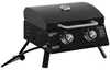 Outsunny Gasgrill BBQ Tischgrill 2 Brennern Camping Grill Produktbild-Vorschau 1