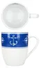 Ahoy 6x hrnek na kávu 280ml 6 osob námořnické nádobí šálek Náhled obrázku produktu 5