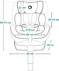 Lionelo Kindersitz Navy i-Size 360° EasyTurn-Drehbasis, Produktbild-Vorschau 6