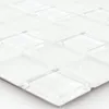 Glasmosaik Marienthal Selbstklebend Weiss Uni Produktbild-Vorschau 1