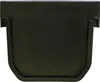 A black drainage gutter is shown against a white background. Anteprima dell’immagine prodotto