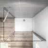 90x80x195cm 6mm NanoGlas Nischentür Drehtür Seitenwand Produktbild-Vorschau 4