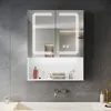 SONNI Armadio a specchio a due ante 60x75x13cm con doppio Anteprima dell’immagine prodotto 1