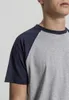 Urban Classics - RAGLAN Contrast T-Shirt grau / navy - XXL Podgląd zdjęcia produktu 2