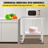SucceBuy Tavolo da lavoro in acciaio inox 30x18x34 pollici, Anteprima dell’immagine prodotto 2