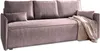 Sofa MESTOR Lila Kordstoff mit Schlaffunktion, Sofa mit Produktbild-Vorschau 2