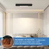 ZMH lampa sufitowa LED lampa sufitowa czarna 53CM długa Podgląd zdjęcia produktu 4