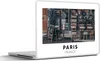 MuchoWow® Laptop Aufkleber Sticker Cover Paris - Frankreich Produktbild-Vorschau 1