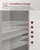 VASAGLE Waschbeckenunterschrank, offene Fächer an einer Produktbild-Vorschau 6