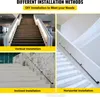 A collage showing different installation methods for a handrail on stairs. Náhled obrázku produktu