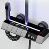 Duschsystem Schwarz mit Thermostat & LED-Display – Produktbild-Vorschau 4