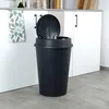 Vilde | Poubelle 47 l - Noir - Pratique - Avec clapet - Voir les images du produit 8
