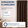 Kräuselband-Vorhang 300x245cm #9009 dunkelbraun Produktbild-Vorschau 7