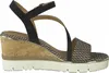 Tamaris Sandalette Schwarz Combi Textil Größe: 37 Normal Produktbild-Vorschau 6
