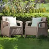 Gartenmöbel Keter Corfu duo Satz von zwei Cappuccino Produktbild-Vorschau 4