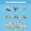 9pcs Fensteraufkleber, Tulpen, Schmetterlinge, Blumen und Produktbild-Vorschau 6