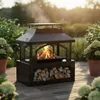 Caminetto interamente in metallo FPT02, 94 x 82 x 45 cm, Anteprima dell’immagine prodotto 11