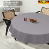 Tischdecke Wachstuch Einfarbig Grau Robust Wasserabweisend Produktbild-Vorschau 8