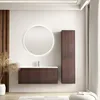 LOMAZOO Waschtisch ROVANI 100 cm - Nussbaum Rillenfront - Produktbild-Vorschau 4