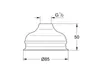 Grohe Kopfbrause Relexa Basic 85 28404, 1 Stk. Produktbild-Vorschau 2