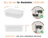 Lamellenstopfen rechteckig 30x20 mm Weiß 5 Stück Produktbild-Vorschau 2
