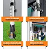 Tenda da sole a morsetto KESSER® con manovella per balconi, Anteprima dell’immagine prodotto 3