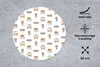 MuchoWow® Mauspad Mousepad Wohnzimmer - Farbe - Muster Produktbild-Vorschau 2