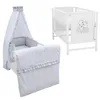 Baby-Delux Babybett Gitterbett Mia weiß 60x120 inkl. Produktbild-Vorschau 1