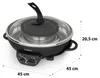 Klarstein Szechuan, hot pot (5L) a gril, 1350 W/Ø 38 cm, Náhled obrázku produktu 9