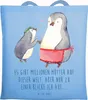 Mr. & Mrs. Panda Einkaufstasche Pinguin mit Kind - Sky Blue Produktbild-Vorschau 1
