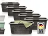 Wäschekörbe 6er Set Anthrazit, 6x Korb, 35 l Produktbild-Vorschau 1