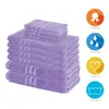Lavea® 10-teiliges Handtuch Set Elena, 100% Baumwolle - 4x Produktbild-Vorschau 2