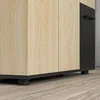HOMCOM Buffet salon, meuble de rangement avec 3 portes, 2 Voir les images du produit 9
