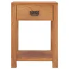 Nachttisch 35x35x50 cm Massivholz Teak Produktbild-Vorschau 3