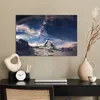 MuchoWow® Poster Milchstraße über dem Matterhorn in der Produktbild-Vorschau 3